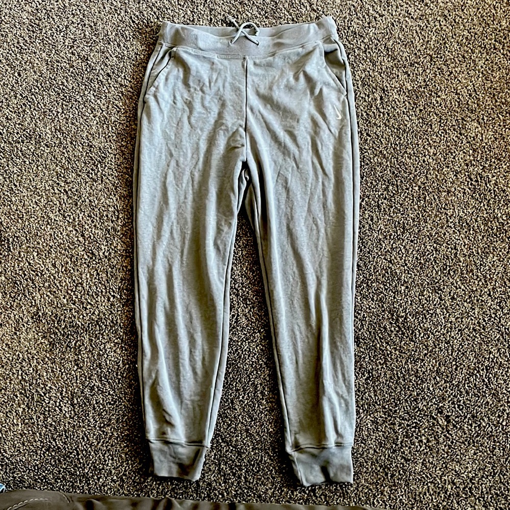 Size: Medium (high rise) - Brand: Nike Yoga - Color: Gray - Condition: Good